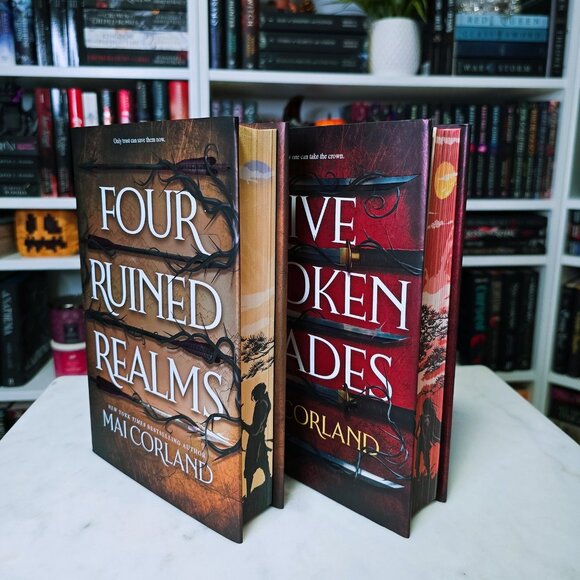 MAI CORLAND - Five Broken Blades & Four Ruined Realms (HARDCOVER) - Picture 1 of 6